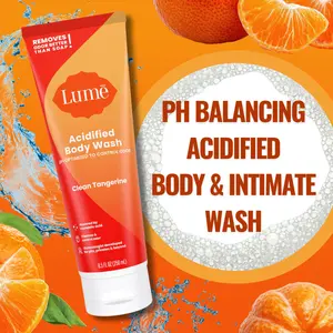 Lume Acidified Body and Intimate Wash - Removes Odor Better Than Soap - Ph Balancing body wash with Mandelic Acid