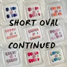 NailHaven| Short Oval Continued  Collection| short length 17mm handmade press on  nails| oval shape nails| Acrylic Fake Nails Handmade High Quality 10 Pcs Reusable Nail Art