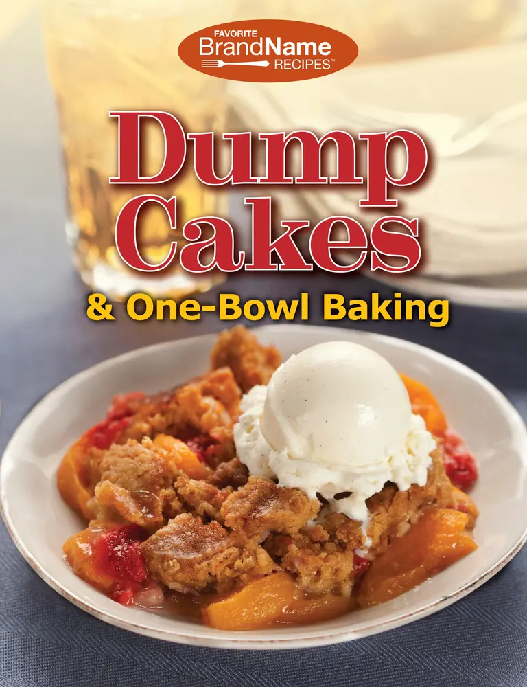 USED Book - Dump Cakes & One-Bowl Baking by Publications International Ltd (Spiral-bound) - english
