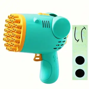 Cute Dinosaur Pattern Bubble Machine Toy, Handheld Bubble Maker, Portable 40-Hole Blower with Tray, Unisex Gift for Men, Birthday & Valentine's Day