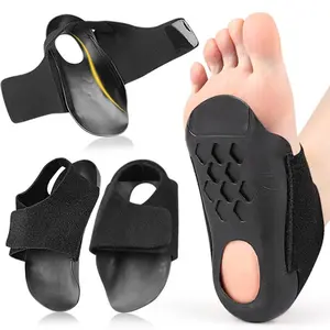 Plantar Fasciitis Relief Insoles 2pcs Orthotic Inserts for Flat Feet High Arch Support Heel Pain Management Shock Absorbing for Standing All Day Work