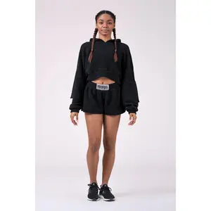 NEBBIA Women's Rebels Hero Boxing Shorts 521 - High-Waisted & Playful Design for Summer Workouts