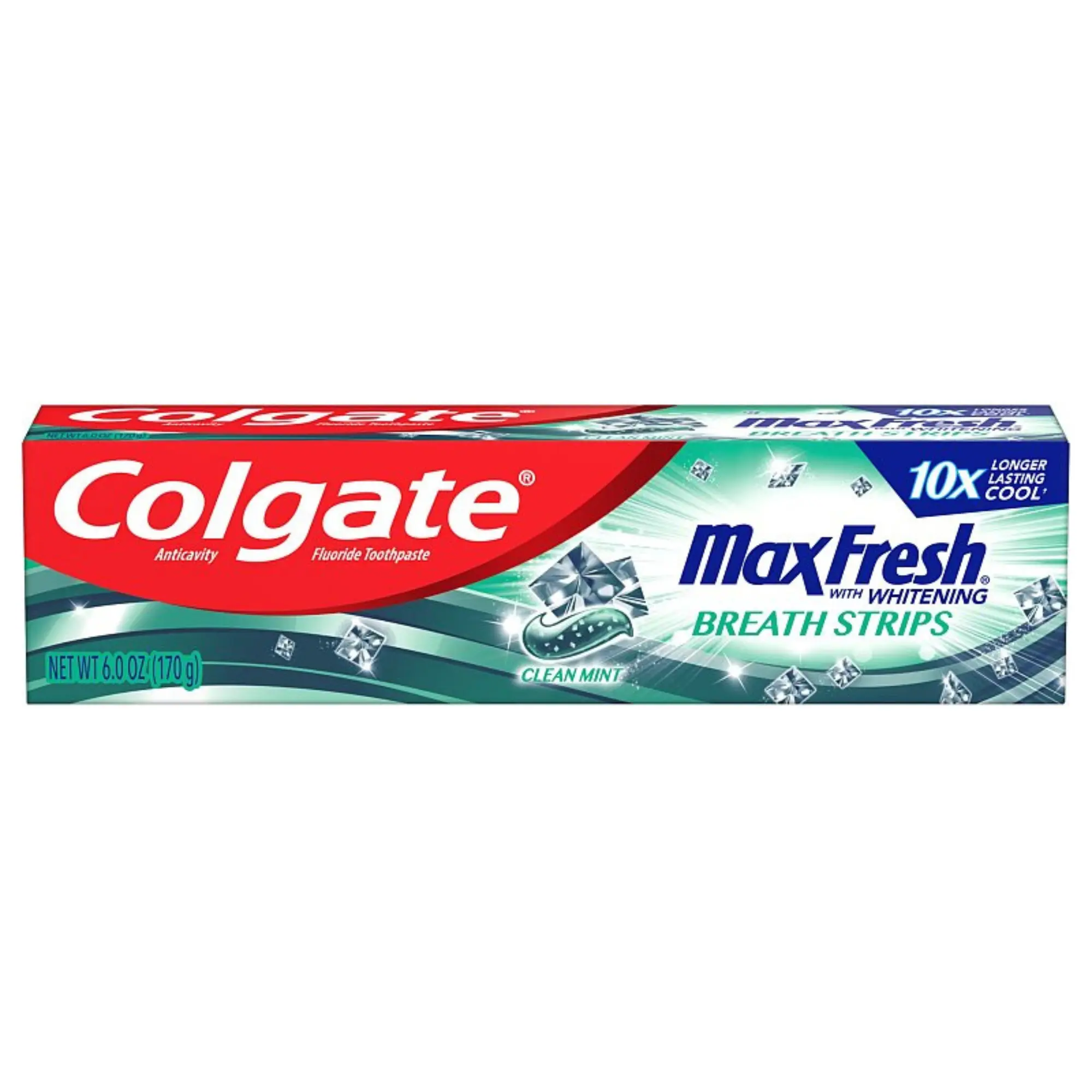 Colgate Max Fresh Mint Toothpaste 6 OZ  Whitening Fresh Breath