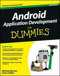 USED-Android Application Development For Dummies by Michael Burton (Paperback)
