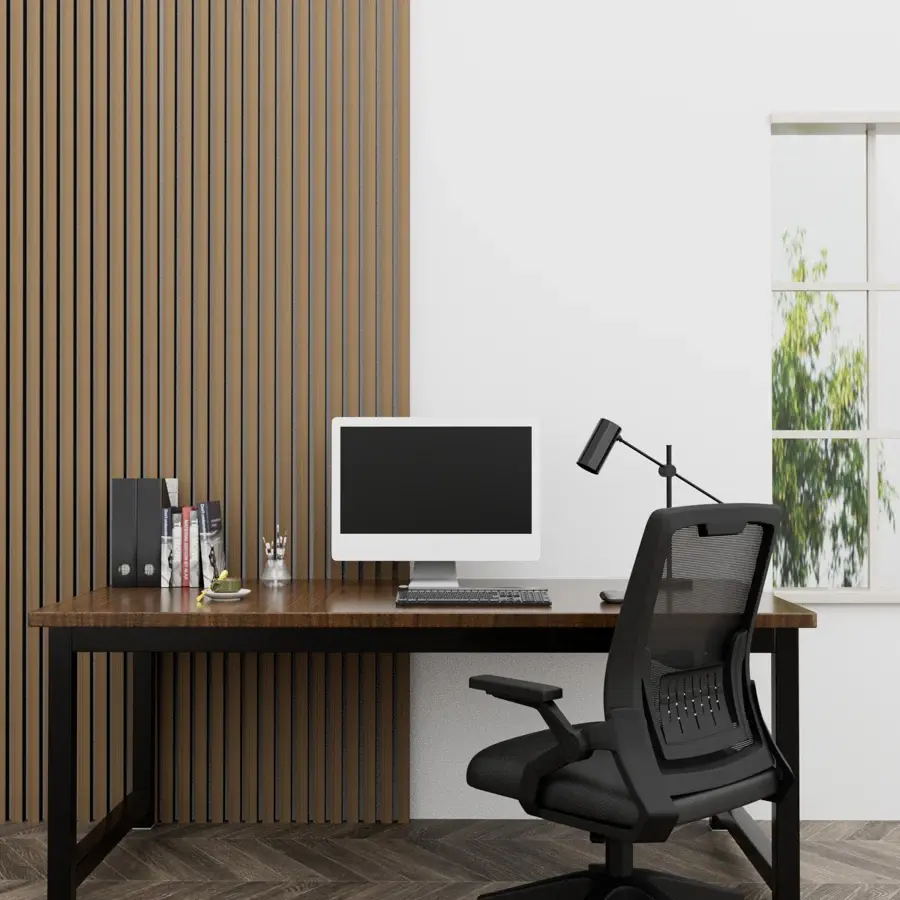 2pcs X 94.5"X24" Acoustic Wood Wall Panels Sound Proof 3D Slat Wall Paneling(2-Pieces/31.5sq.ft.） wood  panel