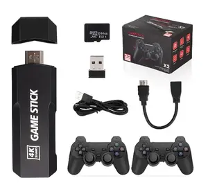 Wireless Retro Game Stick X2 | HD TV Console with Dual 2.4G Gamepads | Classic Game Wireless Retro Game Stick X2 | HD TV Console with Dual 2.4G Gamepads | Classic Game
