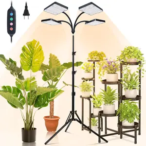 Grow Light with Stand,  Grow Lights for Indoor  100W,  Sunlight Full   Growing Lamps for Houseplants & Bonsai Tree, 4/8/12 Hr Timer  Light Auto On/Off Everyday