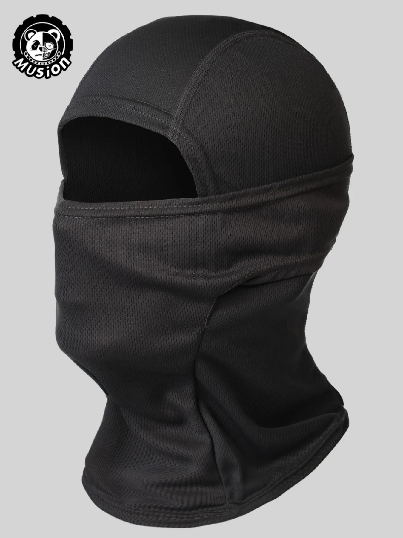 MUSION Ice Silk Fabric Balaclava, UV Protection Full Face Mask, Breathable Headgear for Cycling Skiing Hunting Riding, Protective Mask, Outdoor Sports Mask, Motorcycle Mask