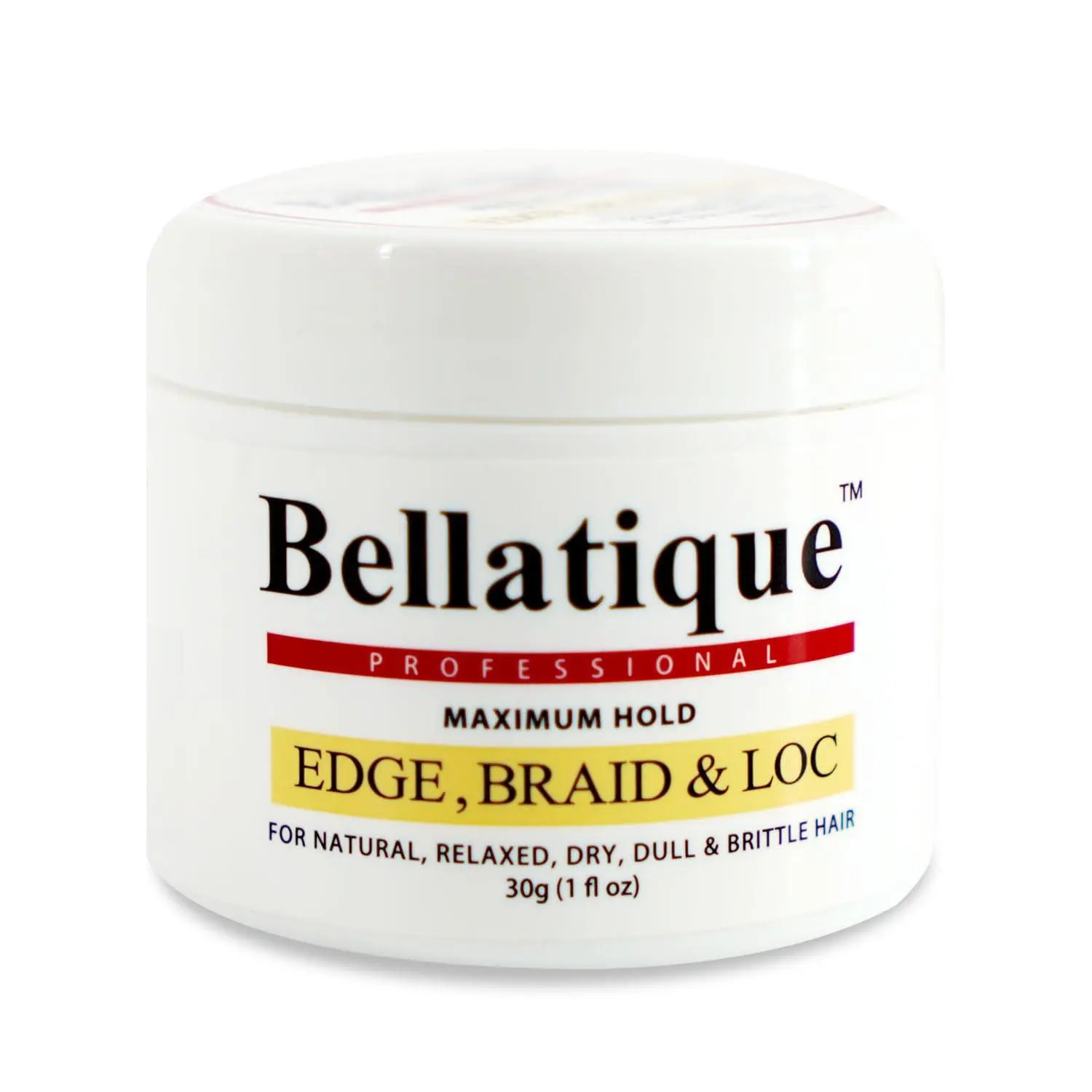 BELLATIQUE Braiding Gel & Edge Control, Maximum Hold, 1 Oz Haircare Long Lasting