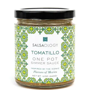 Tomatillo and Chile de Arbol Mexican Simmer Sauce - The Perfect Blend for Rich Flavor Traditional