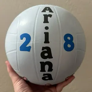 Custom Volleyball with Photos & Name – Personalized Volleyball Gift – Senior Night, Team Gift, Sports Keepsake