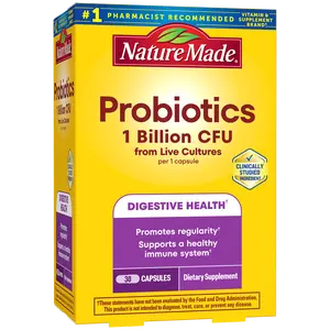 Probiotics 1 Billion CFU From Live Cultures Capsules