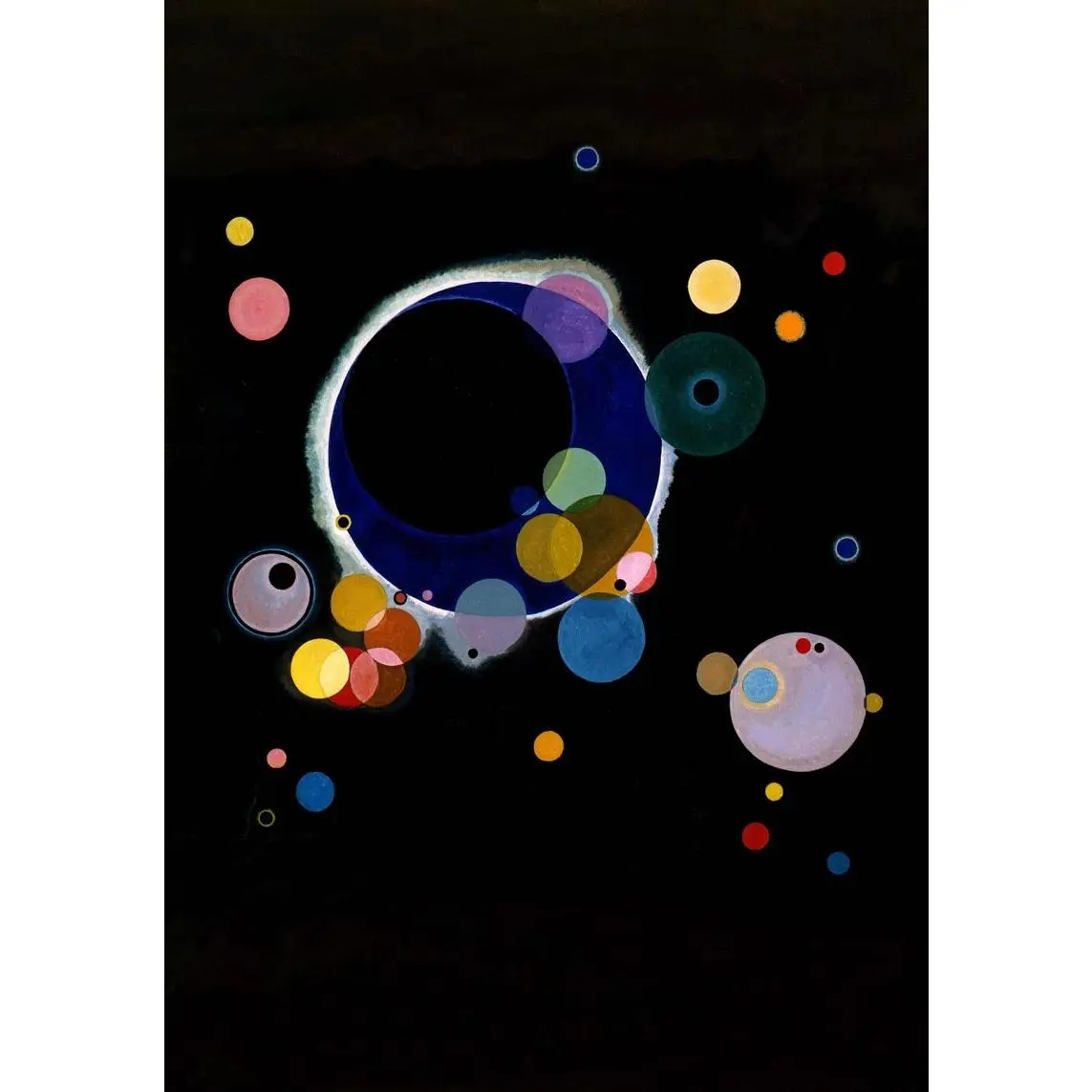 Several Circles by Wassily Kandinsky Poster