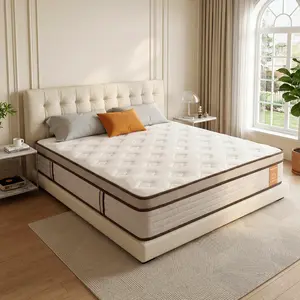 【Father's Day Gift】12" Hybrid Independent Spring Memory Foam Mattress in a Box - US Top Medium Firm Ergonomic Bed with Motion Isolation, Edge Support, 100-Night Trial, Comfortable Queen Mattresses for Indoor Furniture Use.genesis case mattress. Family