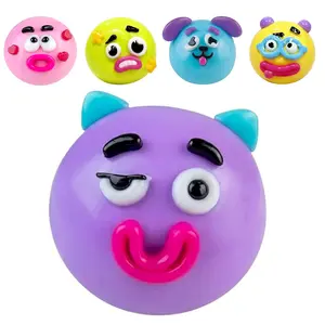 2026 Model Dog Face Swapping Squeezer Toy - Soft, Malleable, Easy-to-Operate Novelty Slime & Squishy Toy with Rich Expressions for Anxiety Relief, Tactile Stimulation