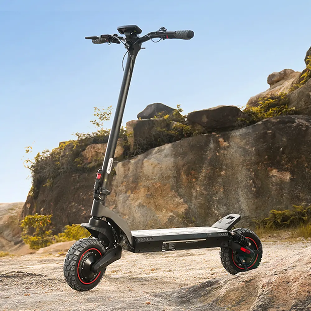 【2000W Dual-Motor】PX7P Off-Road Electric Scooter for Adults, 38 mph Max Speed, 50 mi Max Range, 10" Pneumatic Tires, Turn Signals, Dual Braking, Portable Folding App Controlled, Urban Commuting, Free Gift-Scooter Bag, App Controlled Scooter