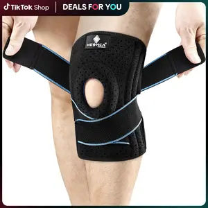 【Christmas】NEENCA Sports Knee Sleeve for Runner, Workout, Gym, Basketball, Volleyball, Hiking Spicy Dill Breathable Sponge Knee Pads