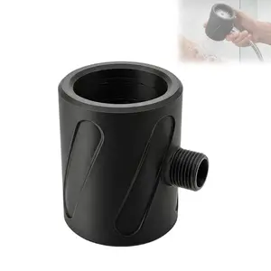 Upgraded Men's Shower Head, Universal Handheld Bathroom Heated Massager, Coarse Hole Design,Durable and Easy to Install, for Home and Bath Use(Black,White), Shower Hose Attachment