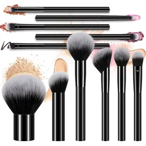 13-Pieces Brush Set Cosmetic - High-Quality Synthetic Fibers Makeup Brushes Set for All Skins, Ideal for Powder/Foundation, Concealer with Even Coverage & Smooth Blend