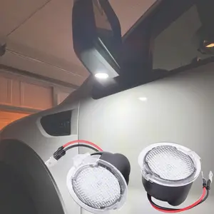 💡🚗 2PCS LED Side Mirror Puddle Lights | For Ford F150/Edge/Explorer etc. ✅18 SMD 6000K White ✅IP66 Waterproof ✅Plug & Play