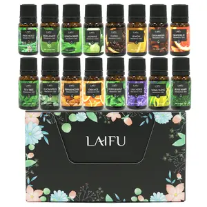 Essential Oils Set for Diffuser, Aromatherapy, Candle Making, Perfume, Home Fragrance, Humidifier, Ideal Gifts, Included Rosemary, Jasmine, Grapefruit, Lemon, Patchouli, Clove and More (16x10ml) Health Fitness