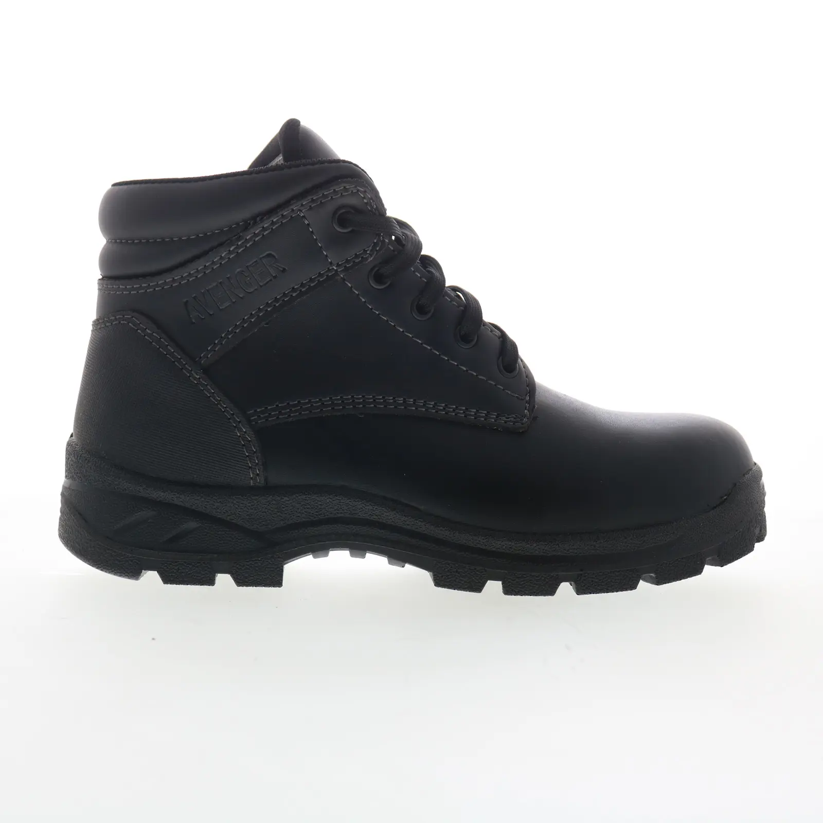 Avenger Builder Econ Mid- Steel Toe EH SR Mens Black Work & Safety Boots