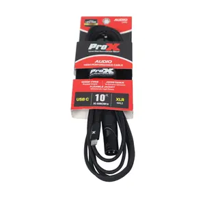 ProX XC-USBCXM10 USB-C to XLR-M Audio Cable - 10 Feet