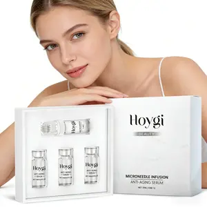 3 Bottles Facial Roller Serum Set 30ml, Moisturizing Hyaluronic Acid Essence with Massage Roller for Face Lifting & Skin Tightening, Deeply Nourish & Repair Skin, Easy-to-Use Skincare Tool for Smooth Radiant Skin, Glycerin, Hydrate
