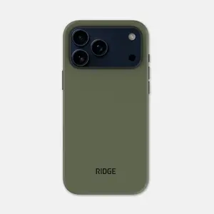 Ridge iPhone Case | 8ft Drop Protection | MagSafe & Qi Compatible | Dual-Layer TPU | Aluminum Buttons | Leather & Carbon Fiber | Slim Protective Phone Case