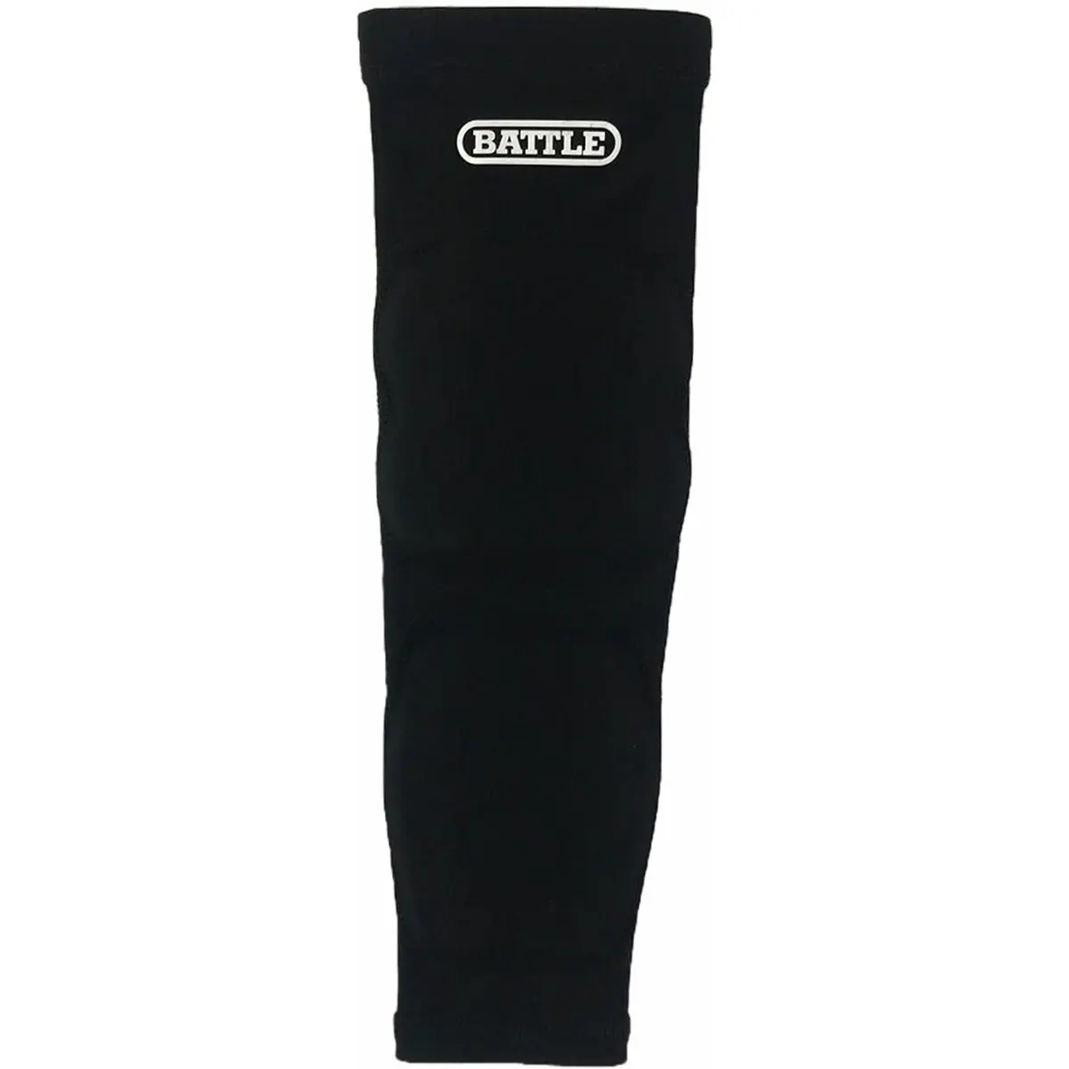 Battle Sports Adult Compression Football Arm Sleeve - Black, Protective Sleeves with Flat Seams, Great Protection, L/XL Size, Padded