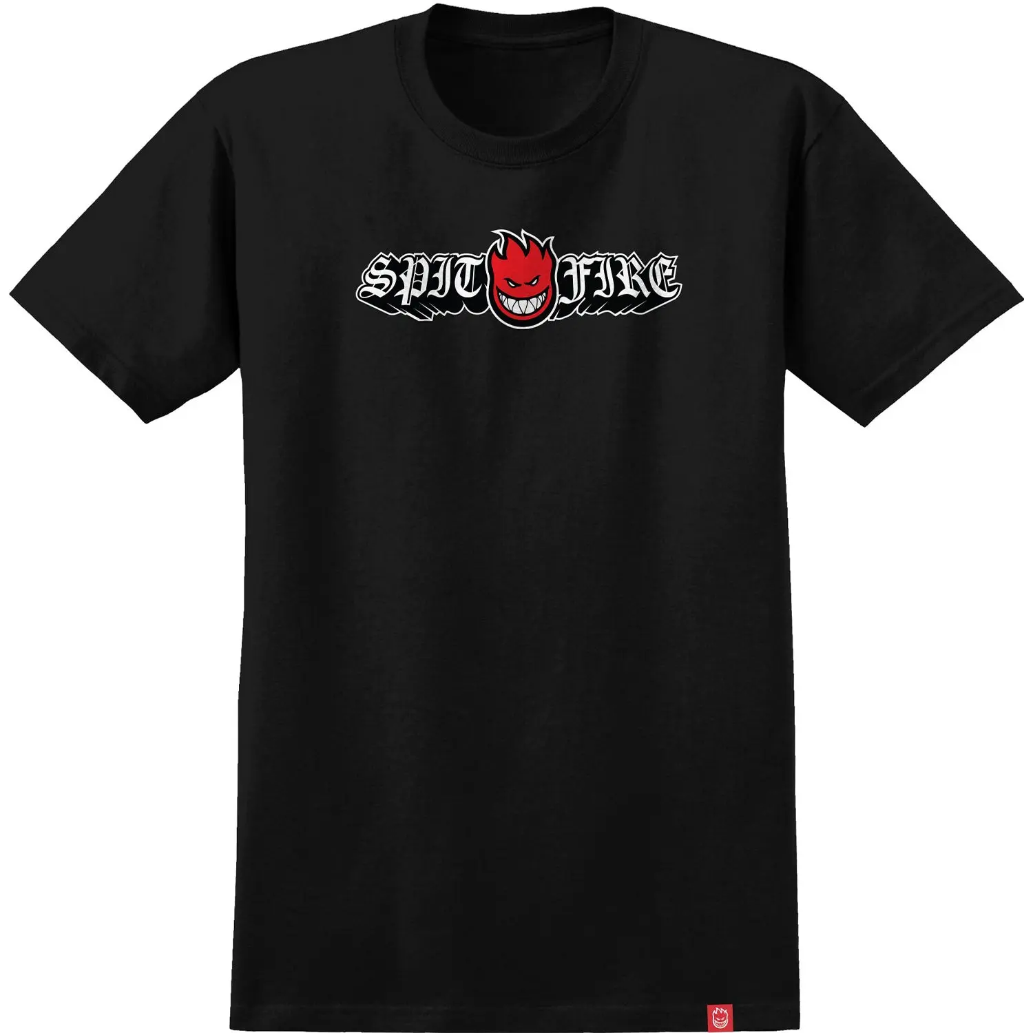 Spitfire Wheels Shirt Old E Drop Bighead Black/Red