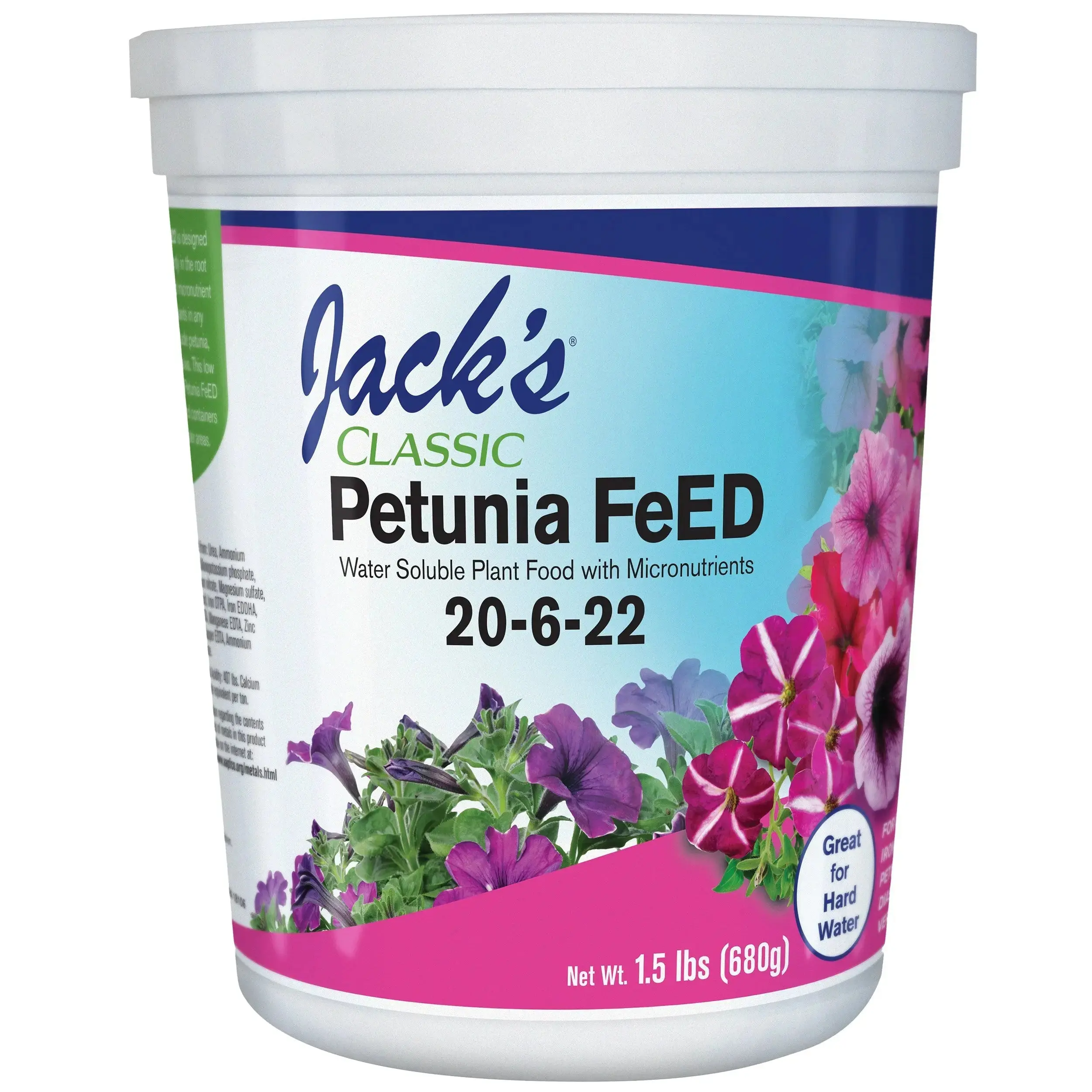 Jack’s Classic Petunia FeED 20-6-22 Water Soluble Fertilizer