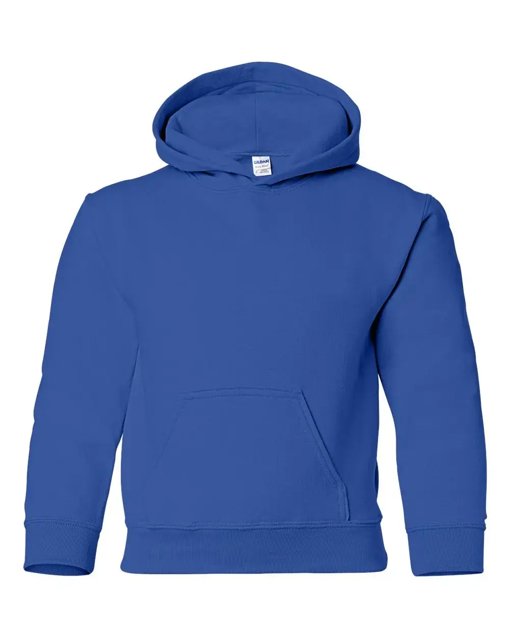Gildan Youth Heavy Blend Pullover Hoodie - Men's Longsleeves Rib Top, Casual Plain Smooth Pill-Resistant Cotton-Polyester Sweatshirt, No Draw Cord, Pouch Pocket, Double-Lined, Knit, Athletic, Stylish, X Large