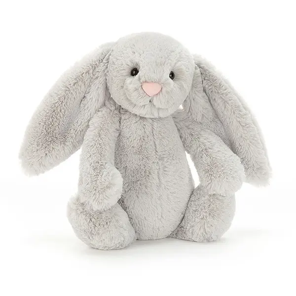 Jellycat Bashful Bunny Plush, Ultra-Soft Stuffed Rabbit, Cute Kawaii Plushie, Cuddly Collectible, Cozy Room Decor & Gift for Plush Fans