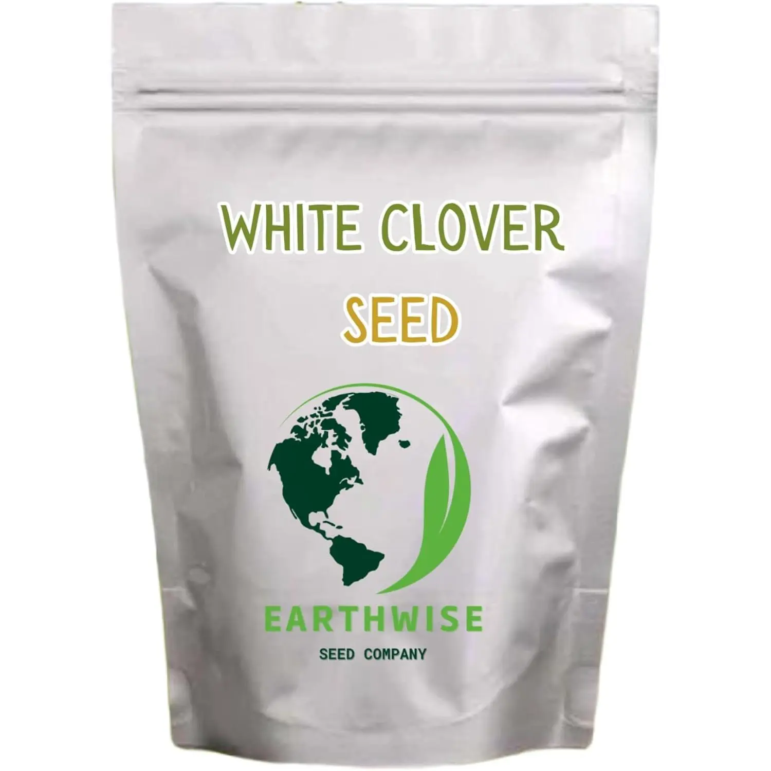Earthwise White Dutch Clover Gardening Seeds - 1 lb Clover Seeds for Full Sun, Low-Maintenance Easy-Grow Plants, Pollinator-Safe, Nitrogen-Enriching Soil Blended Seeding for All Seasons Lawn Cover (2,000 sq ft), Natural Blend