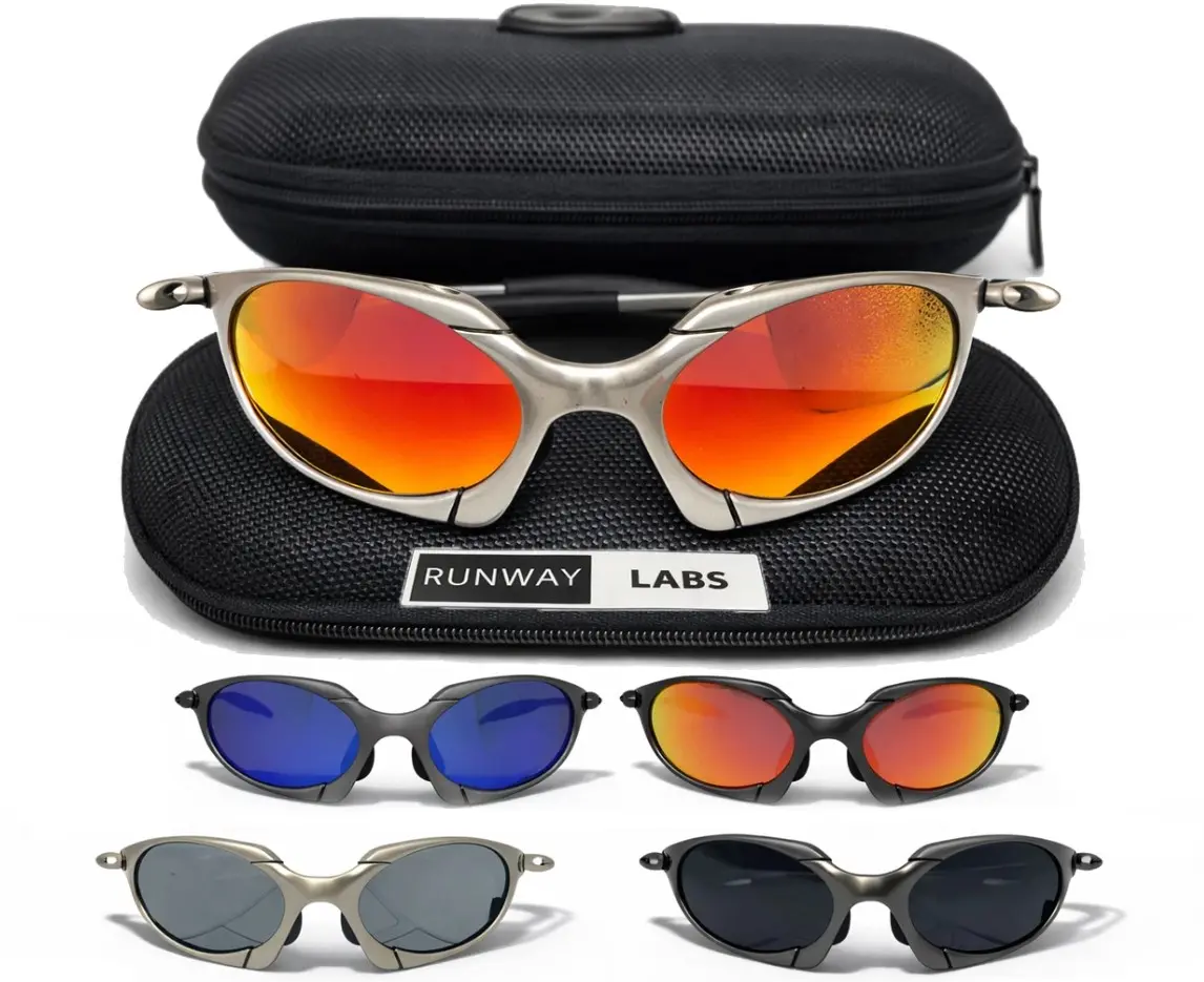 Sport Cycling Sunglasses for Men & Women, Lightweight Wraparound Glasses for Running & Driving, y2k vintage