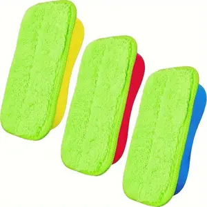 Washable Chalkboard Eraser, 3 Counts/set Magnetic Chalkboard Eraser, Dry Eraser, Reusable Chalk Eraser for Home and Office School Dormitory