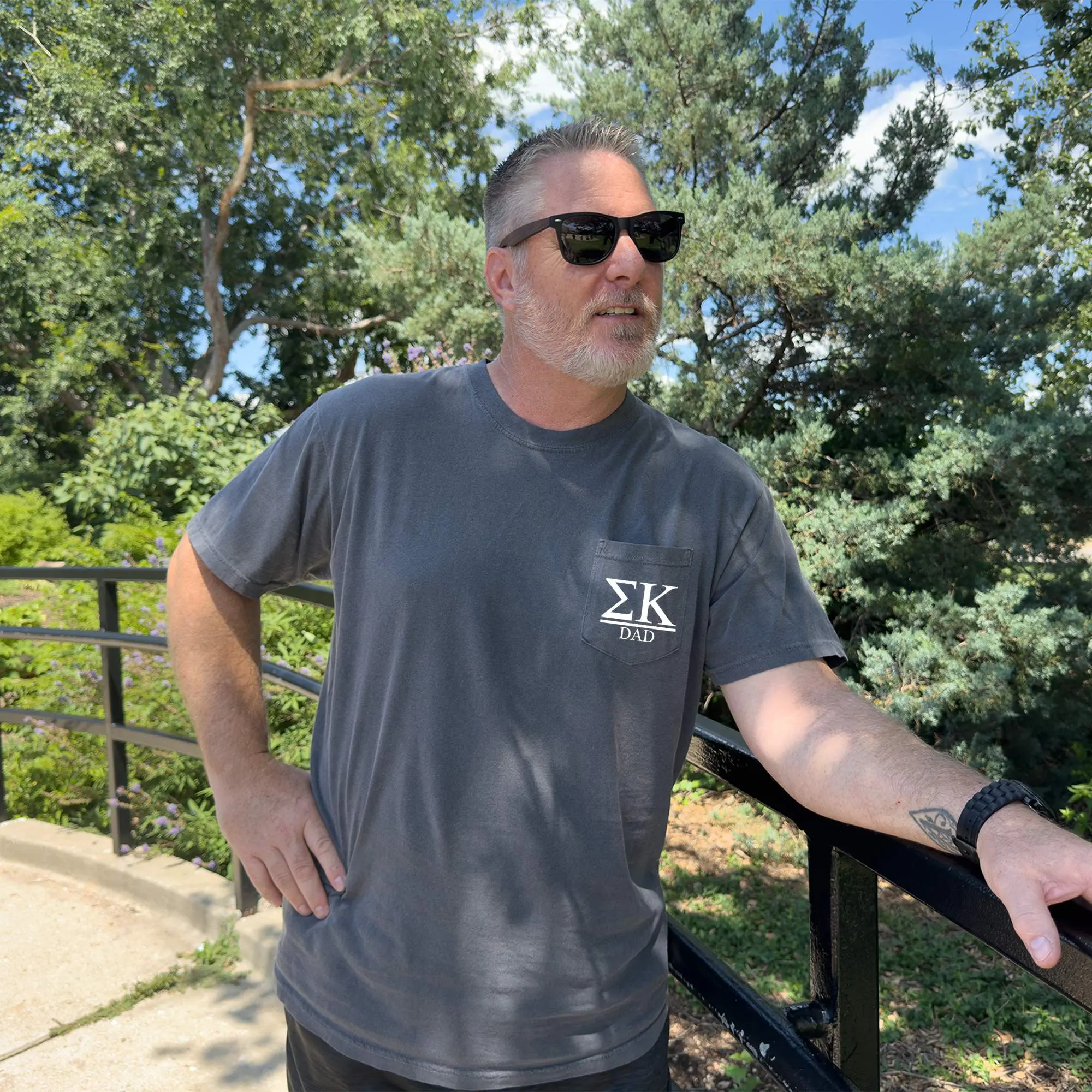 Sigma Kappa Dad T-Shirt - Grey