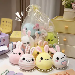 Easter A Bag Of Rabbits Plush Toys Easter Bunny Soft Stuffed Animals Easter Plushies Dolls Perfects Gifts For Kids