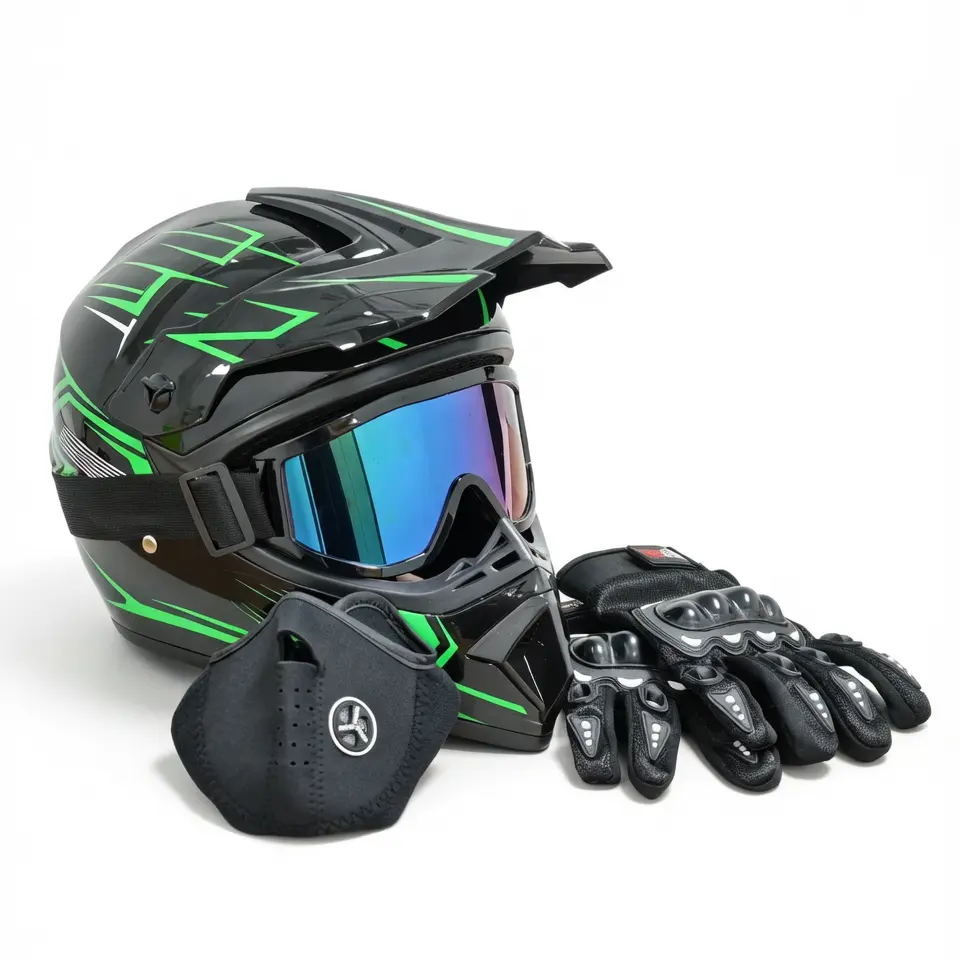 Womens Motorcycle Helmet Matte Black DOT Approved Female Bike Helmet For Women Adult Girls Full Face Tactical Gear For Electric Scooter Moped ATV Quad Side By Side Dirtbike Helmets Breathable Comfortable Removable Padding US Stock summerwins
