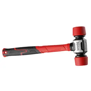 1pc Rubber Handle Installation Hammer, No Bounce Rubber Mallet, Non-Slip Surface Protection, Floor Tile Installation Tool, Durable & Waterproof, Hand Tools