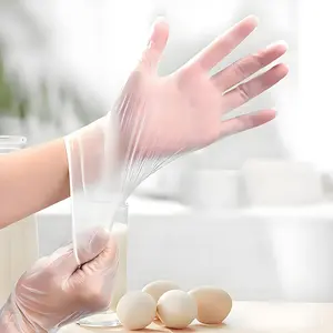 Household Food Grade TPE Disposable Gloves Thick Comfortable Hand Fit Anti-slip Practical Gloves For Kneading Dough Cooking Kitchen Daily Work