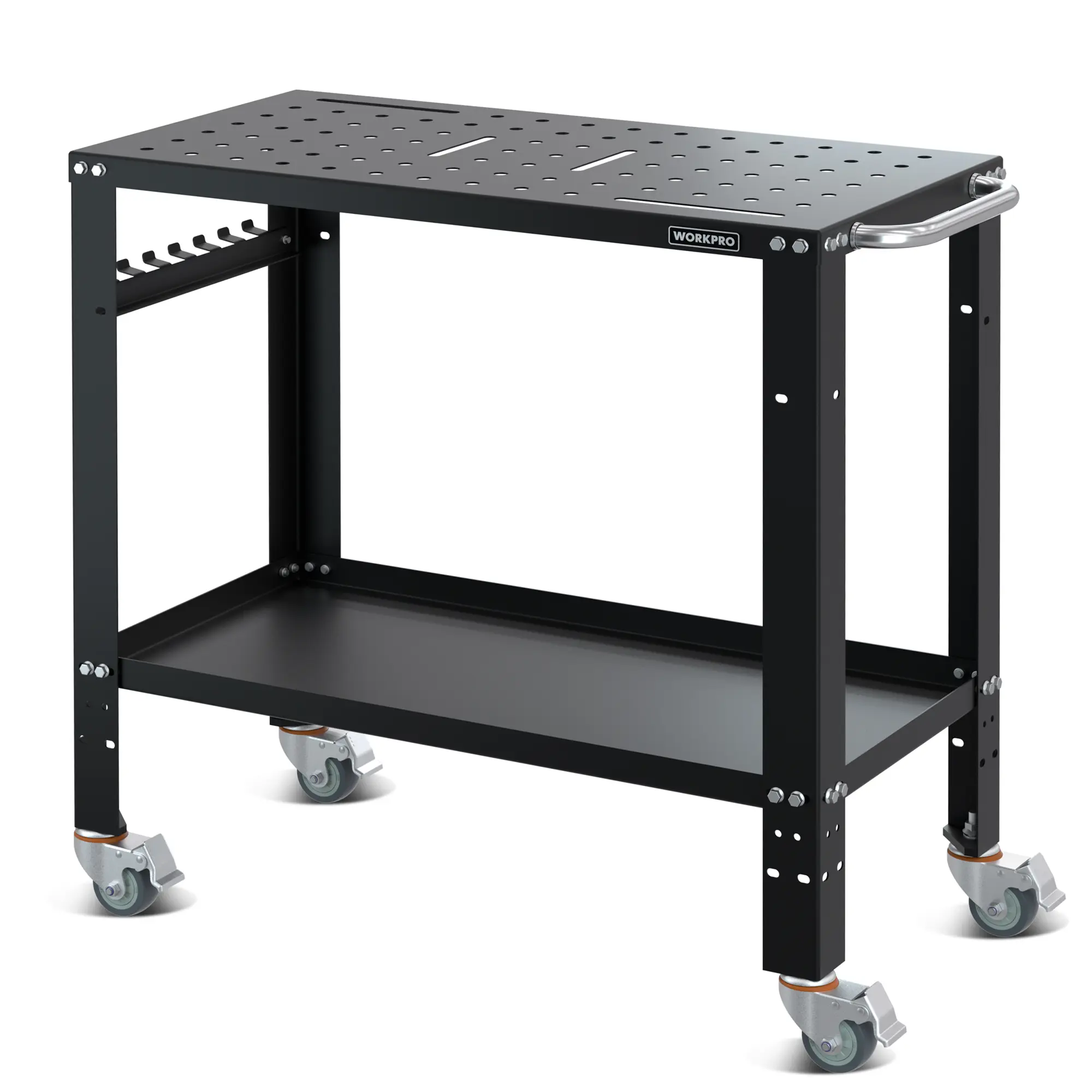 #backtoschool WORKPRO 36×18" Welding Workbench, Nitriding Tabletop, 1200LBS Capacity