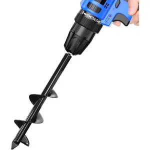 Bulb Planter Tool,Auger Drill Bit for Planting 3.15x11.81 Inch Suitable for 3/8"Hex Drive Drill