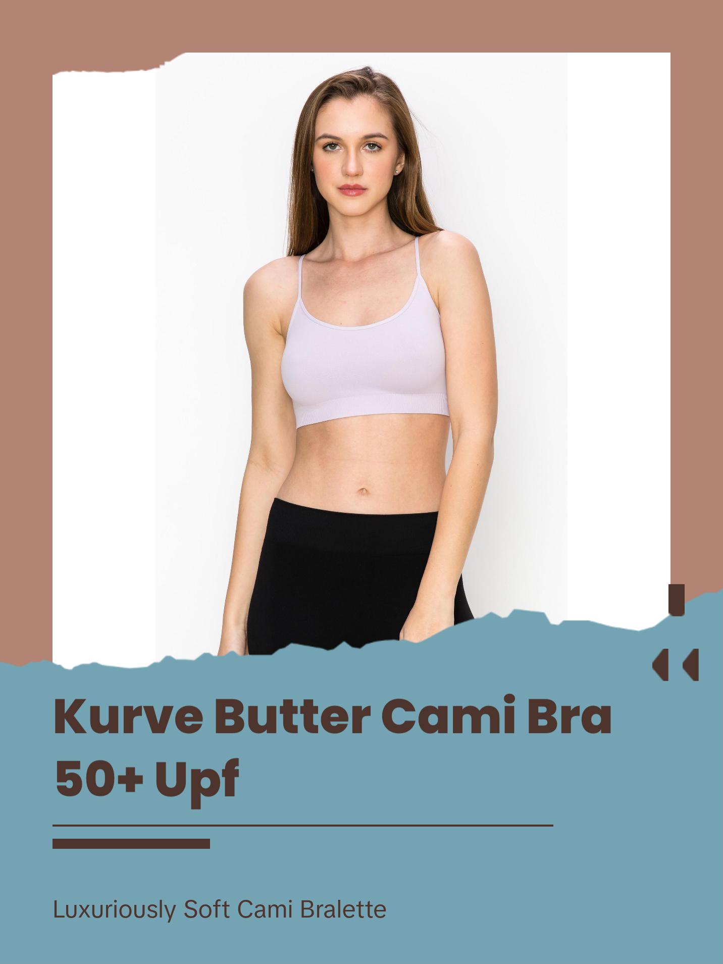 KURVE BUTTER SOFT BASIC STRAP CAMI BRALETTE