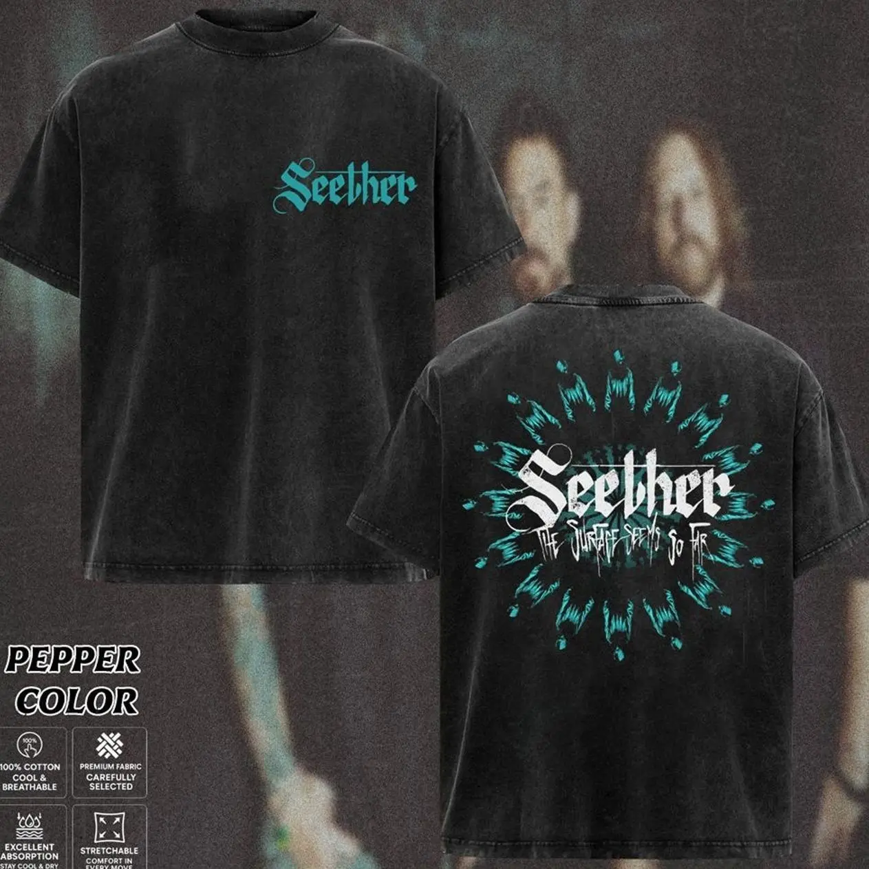 [COLLECTION] Seether Band T-Shirt Collection, Vintage Rock Graphic Tee, Dark Grunge Aesthetic Shirt, Distressed Alternative Metal Band Merch, Gift for Seether Fans, Unisex Merch for Men & Women F8C