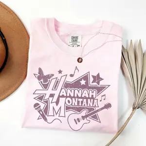 Comfort Colors Hannah Montana 20th Anniversary Shirt, Retro Miley Stewart Pop Star Tee