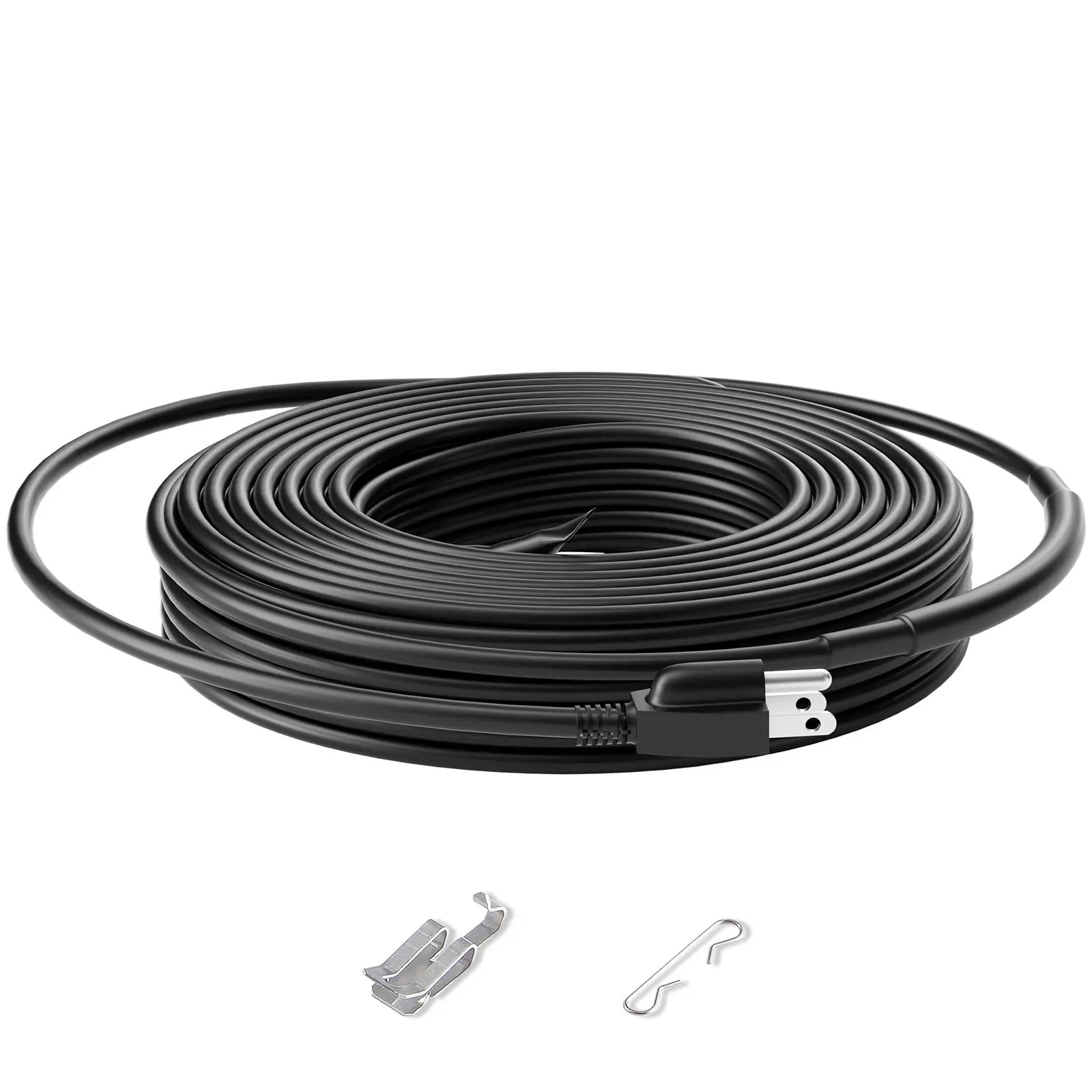 【Summerfinds】VEVOR Self-Regulating Pipe Heating Cable,50FT 5W/FT Heat Tape for PipesRoof Snow Melting De-icingGutter and Pipe Freeze Protection