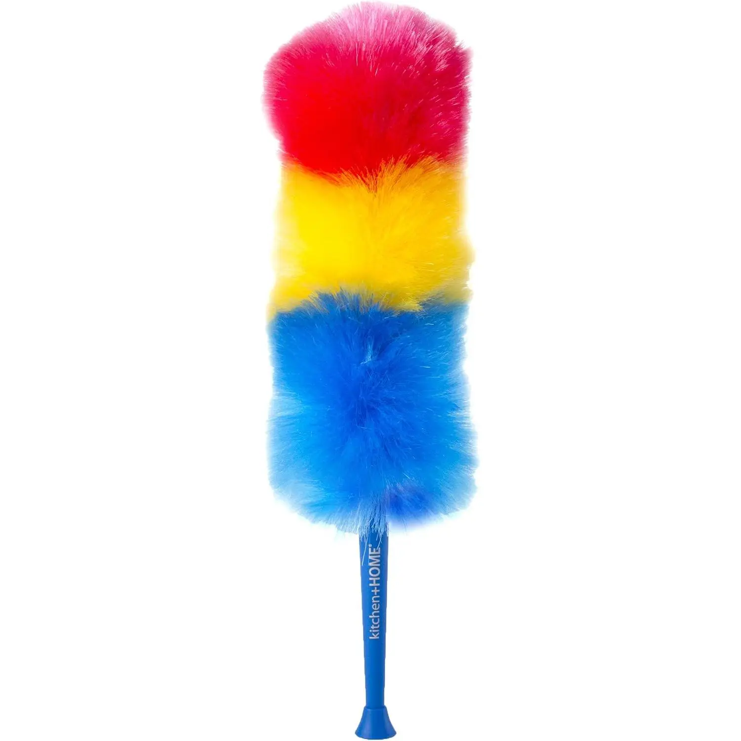 Kitchen + Home 23" inch Rainbow Static Duster - Electrostatic Feather Duster Attracts dust Like a Magnet!
