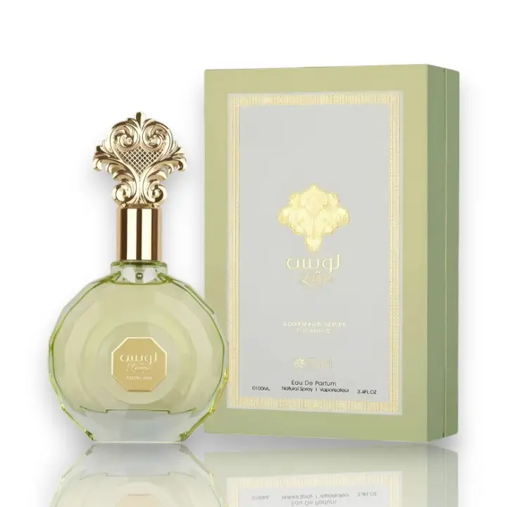 Zakat | Louise Gourmand | Pistachio | Unisex Fragrance | 100 ML 3.4 OZ | Eau De Parfum | Pistachio - Hazelnut & Cassis